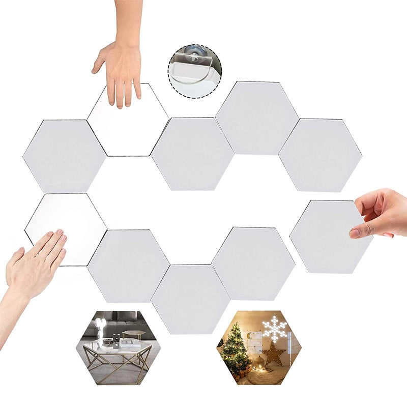Modern Hexagons Modular Lamp LED - Touch on/off
