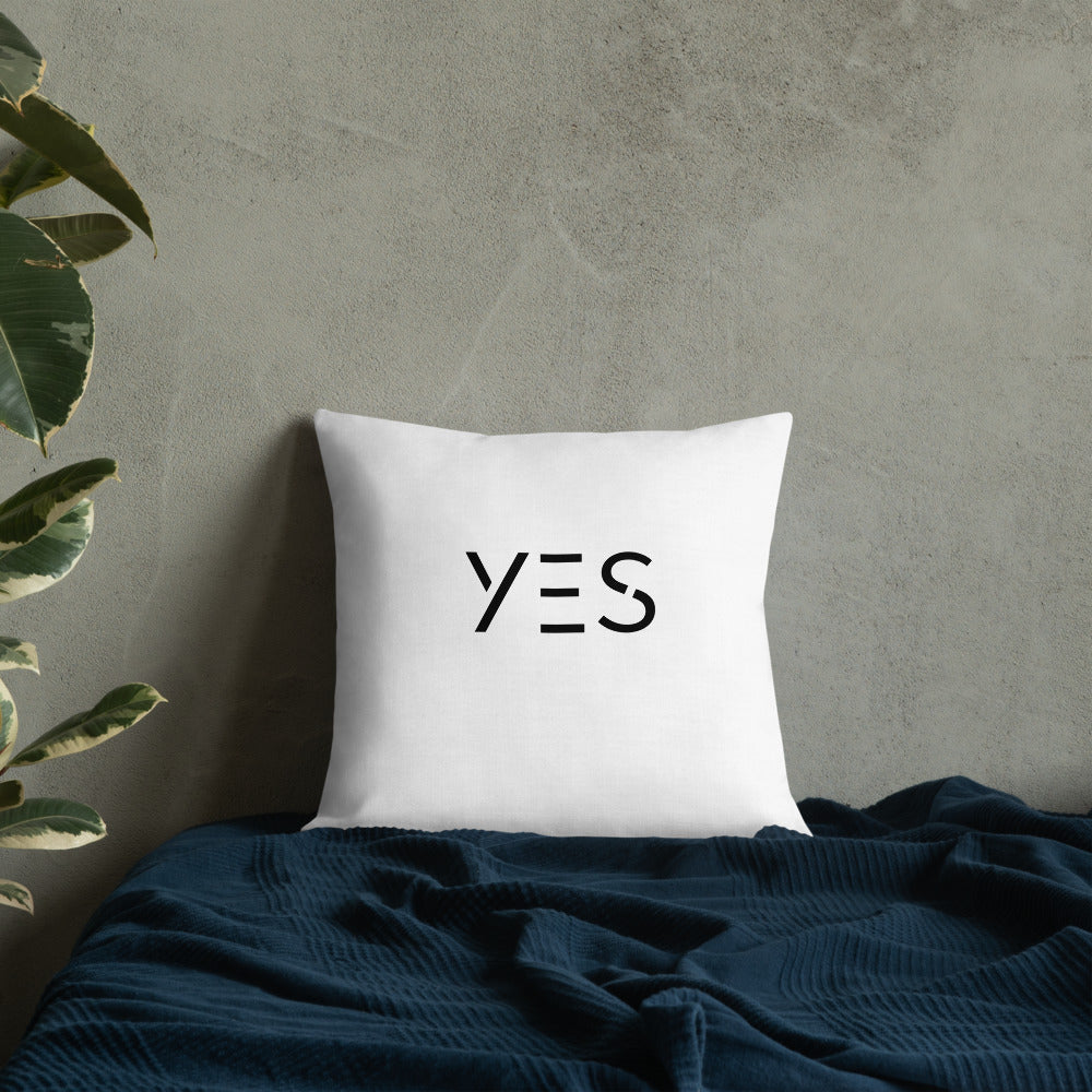 YES - Modern Grays Premium Pillow