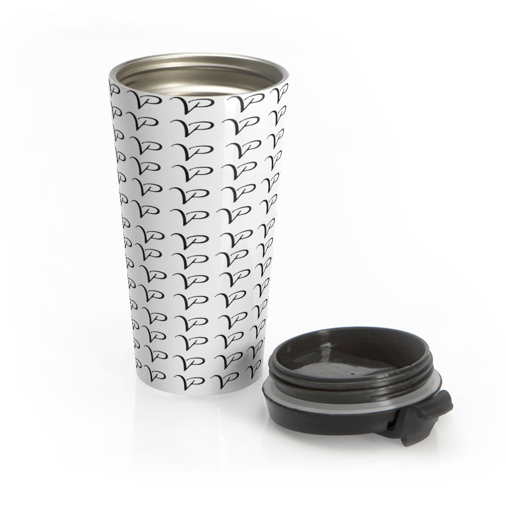 More Love Monogram Stainless Steel Travel Mug