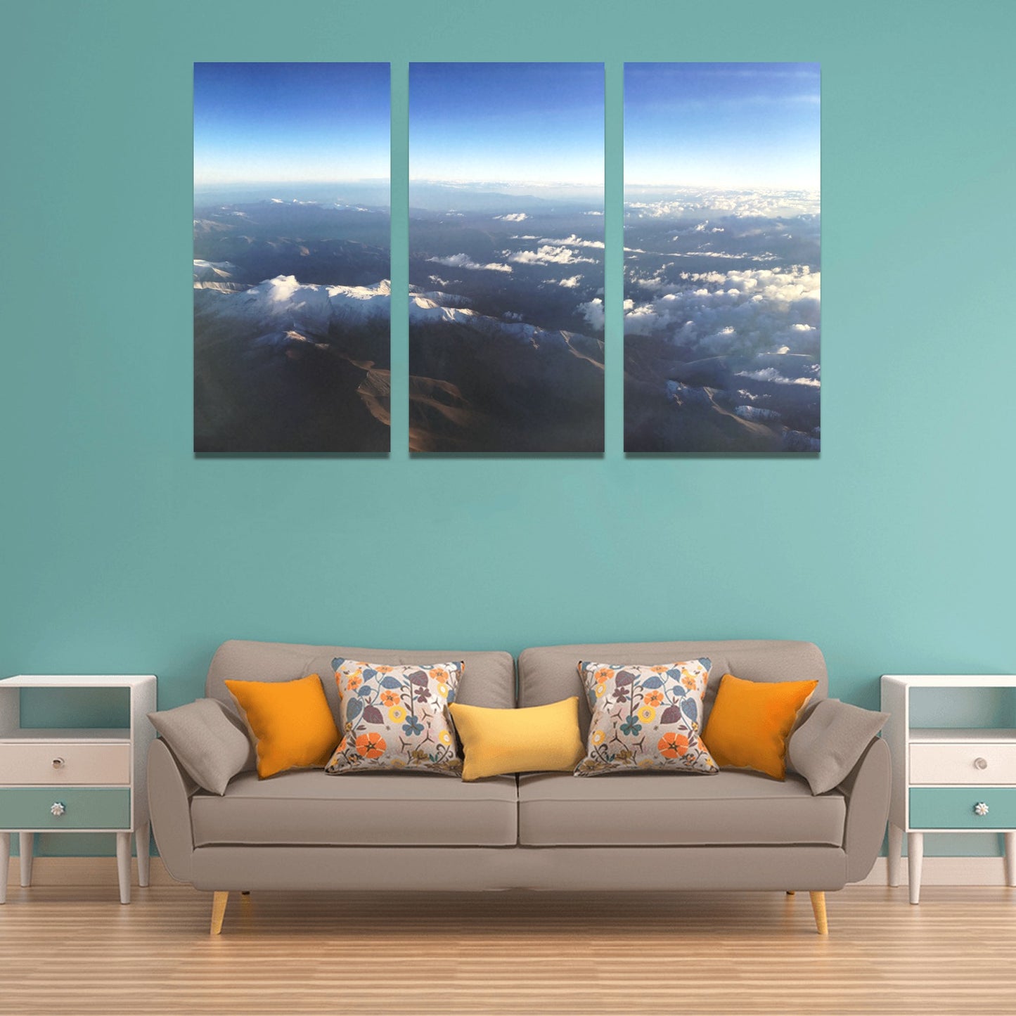 On Top of the World - 3 piece canvas set