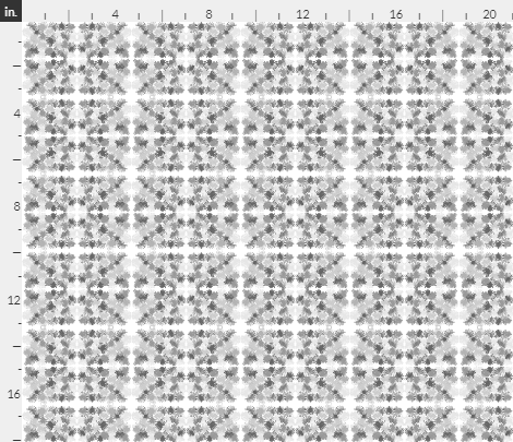 Abstract Grays Table Runner