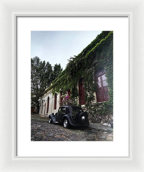 Vintage Car Colonia - Framed Print