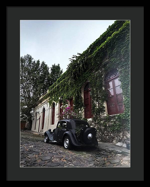 Vintage Car Colonia - Framed Print
