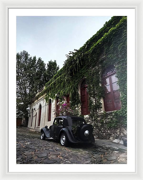 Vintage Car Colonia - Framed Print