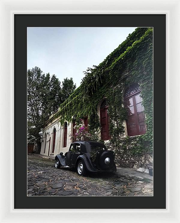 Vintage Car Colonia - Framed Print