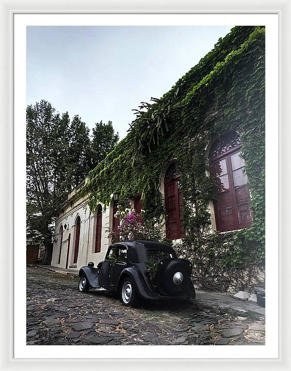 Vintage Car Colonia - Framed Print