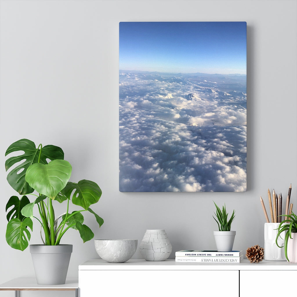 Perspectives - Above the clouds - Stretched Canvas