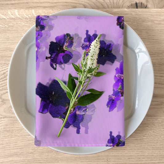 Lilacs petals napkins