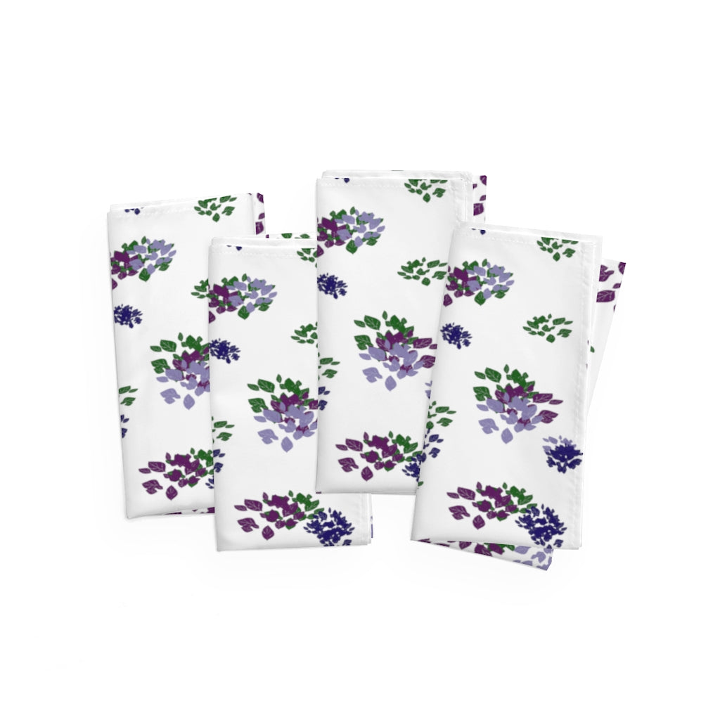 Leaves and violets Napkins