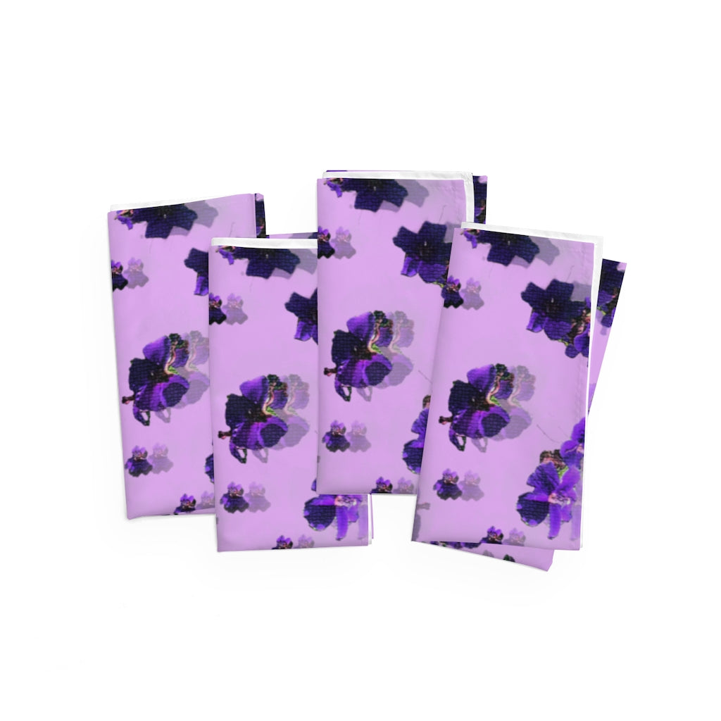 Lilacs petals napkins