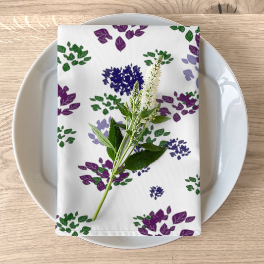 Leaves and violets Napkins