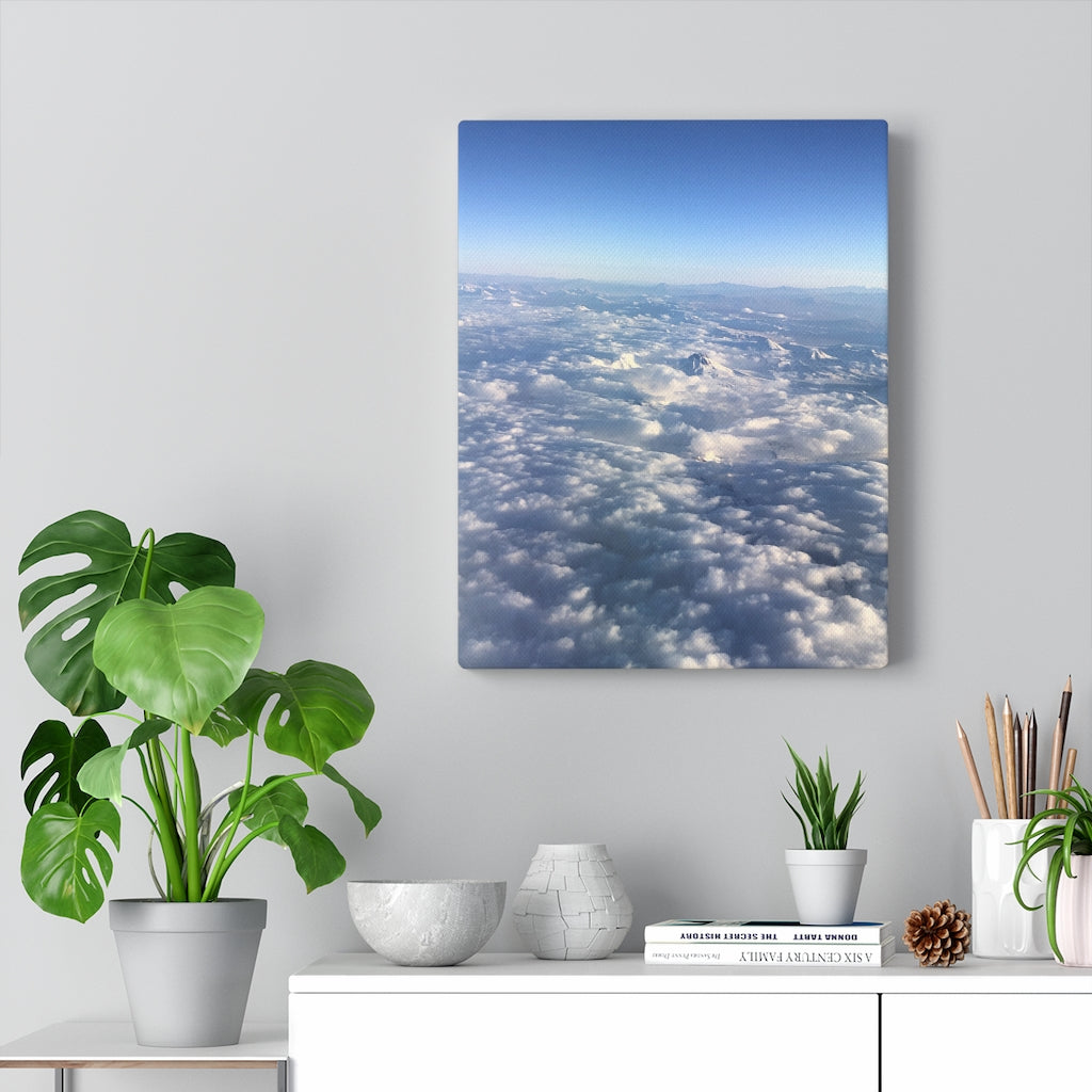 Perspectives - Above the clouds - Stretched Canvas