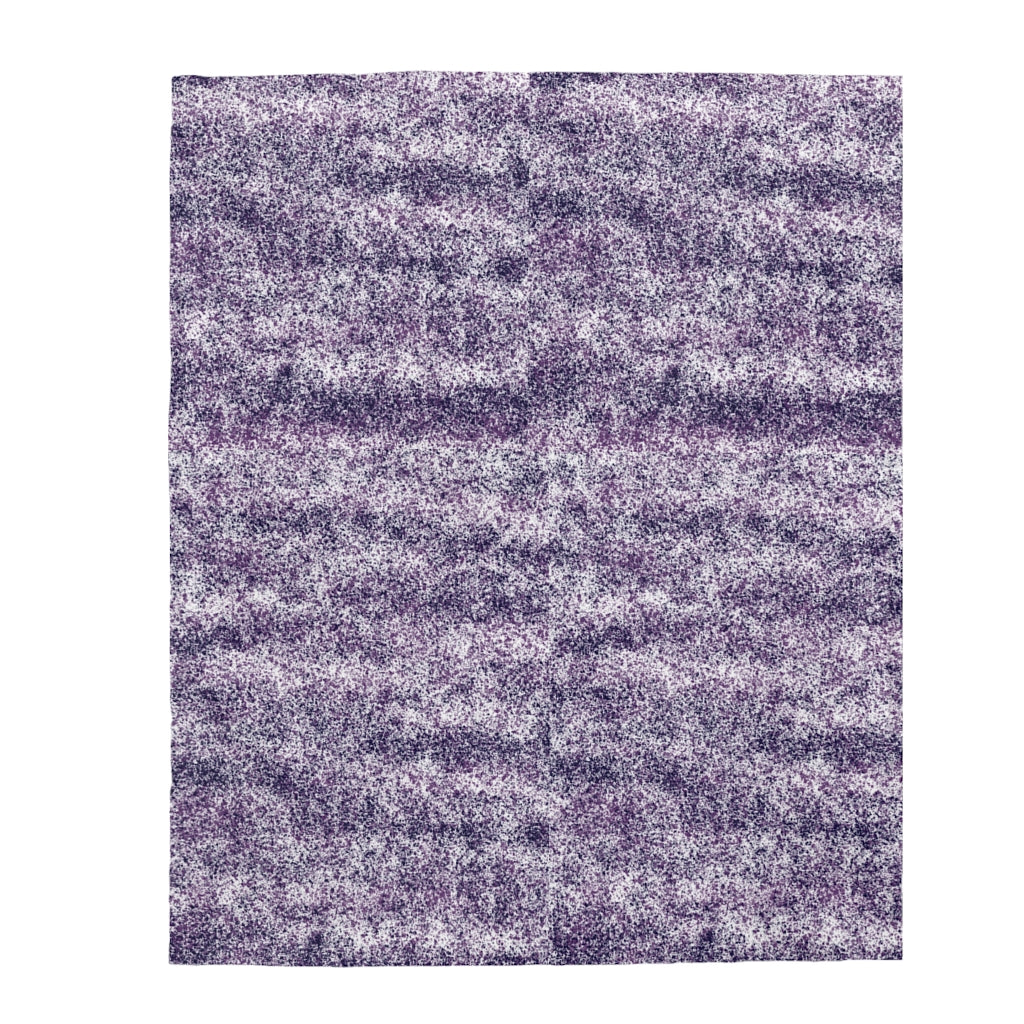 Violet splash Velveteen Plush Blanket