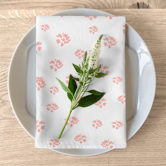 Pink petals napkins