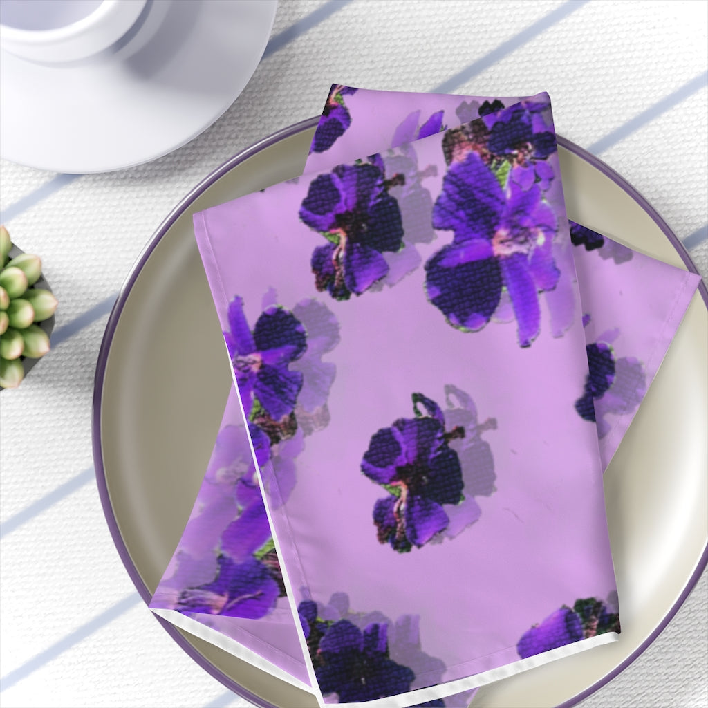 Lilacs petals napkins