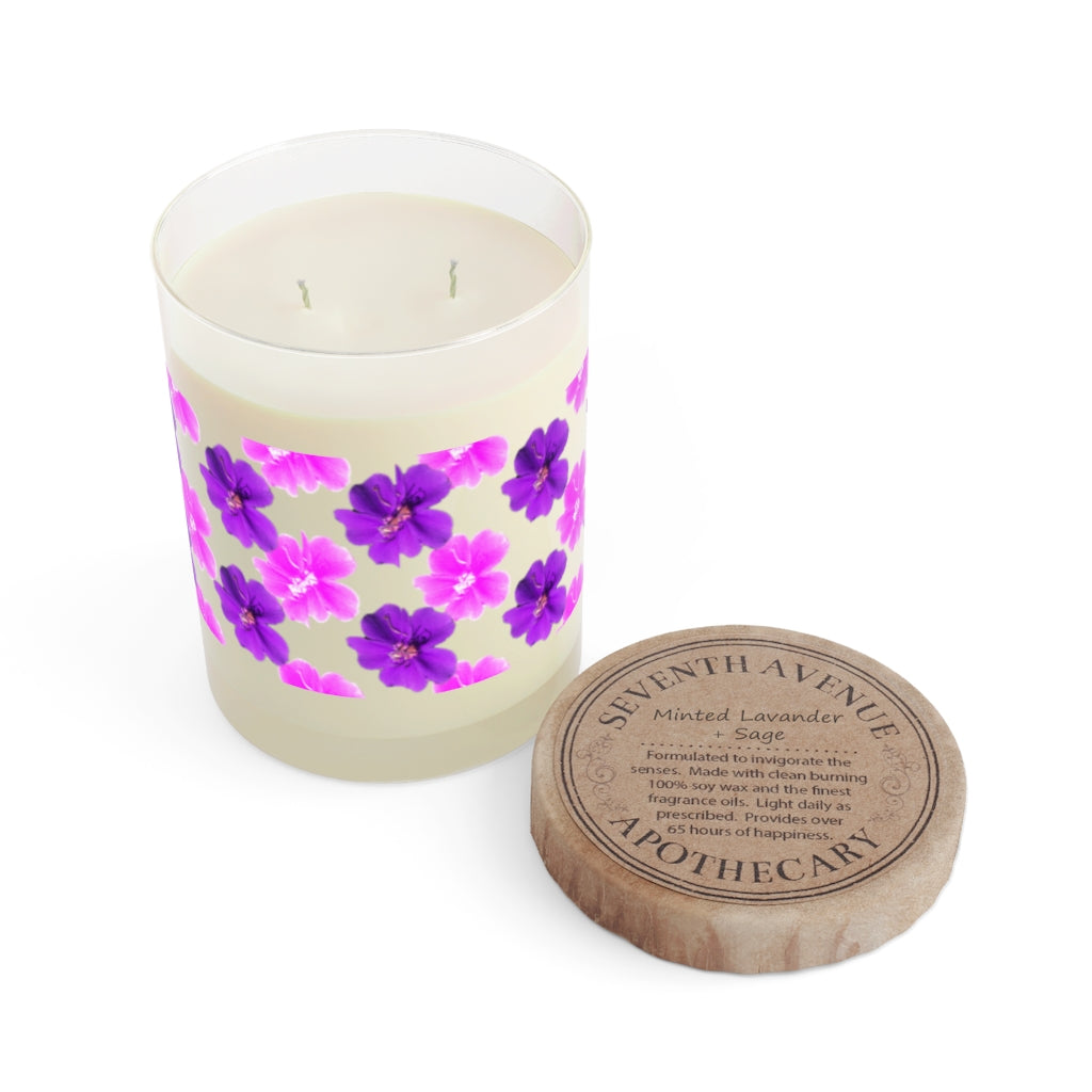 Violets Design Aromatherapy Candle , 11oz