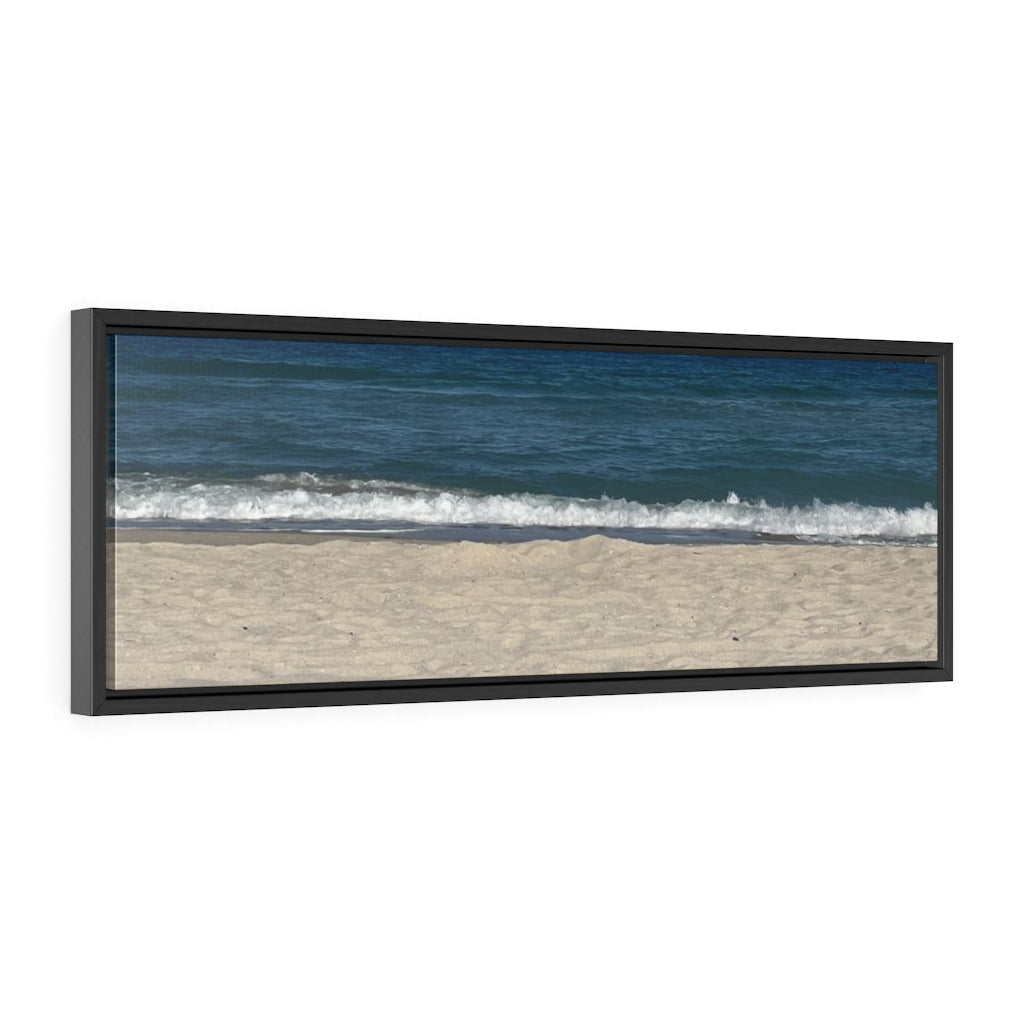 Breaking Waves - Gallery Canvas Wrapped, Horizontal Frame