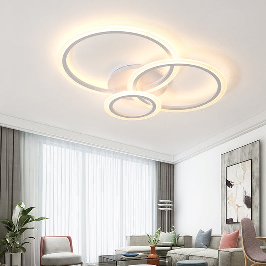 LED Ceiling Light - Acrylic Rings