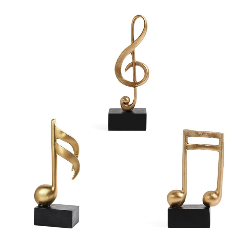 Golden Musical Note Handcraft Ornament - 12 DAY SHIPPING TIME