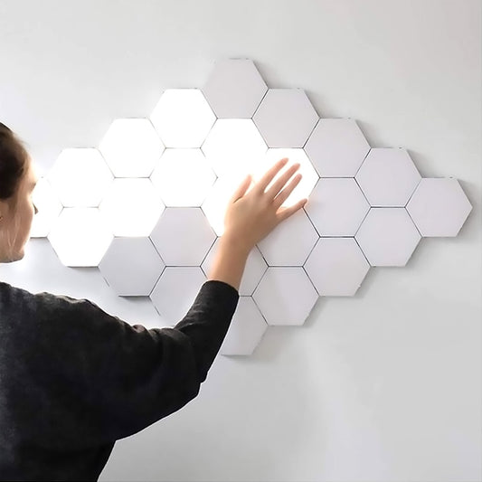 Modern Hexagons Modular Lamp LED - Touch on/off