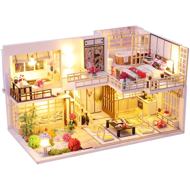 Cutebee DIY DollHouse Kit Wooden Doll Houses