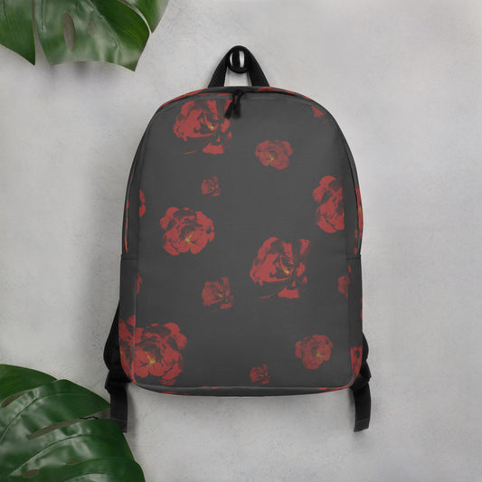 Red Roses Modern Minimalist Backpack