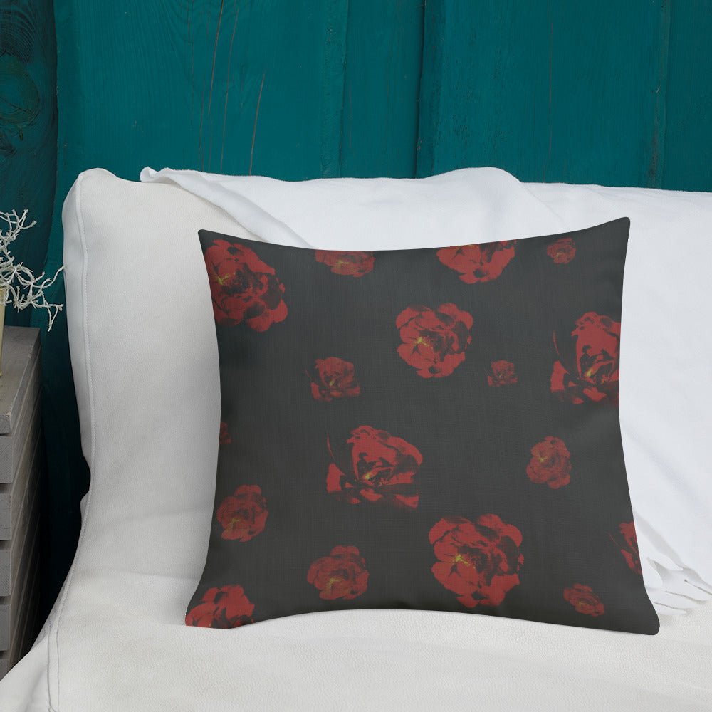 Red Roses Premium Pillow