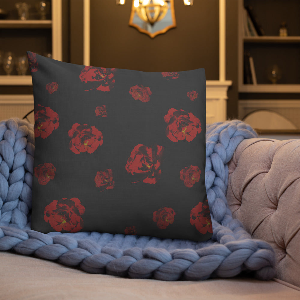 Red Roses Premium Pillow