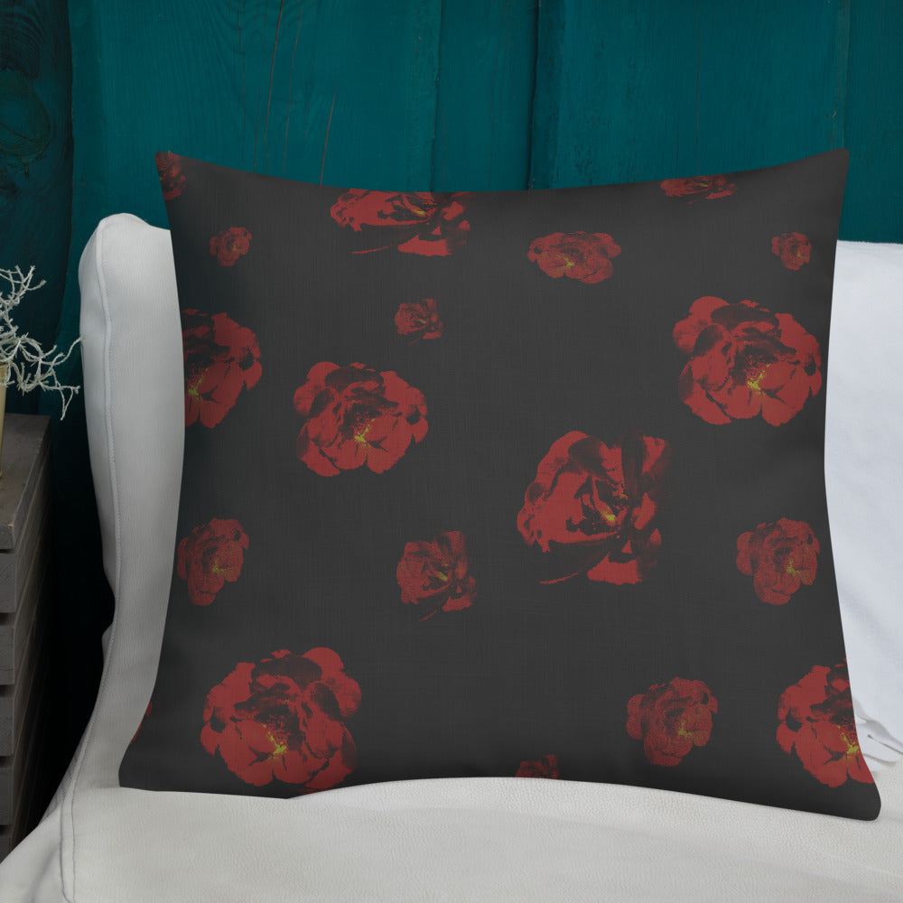 Red Roses Premium Pillow