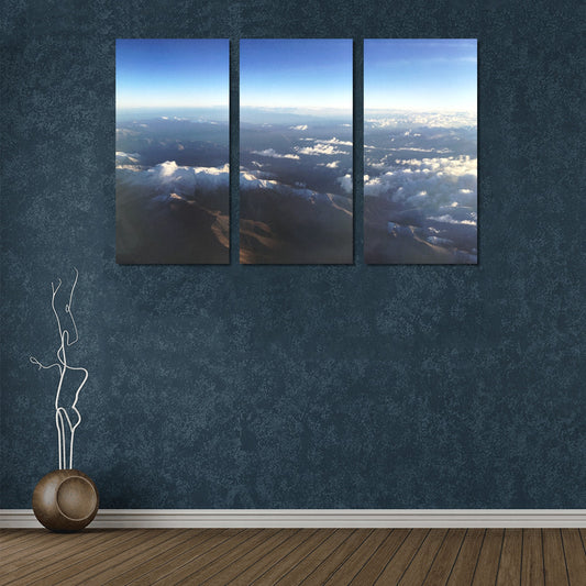 On Top of the World - 3 piece canvas set