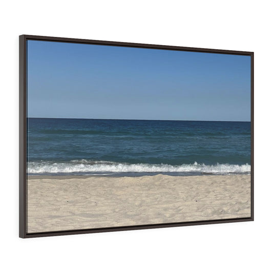 Breaking Waves - Gallery Canvas Wrapped, Horizontal Frame