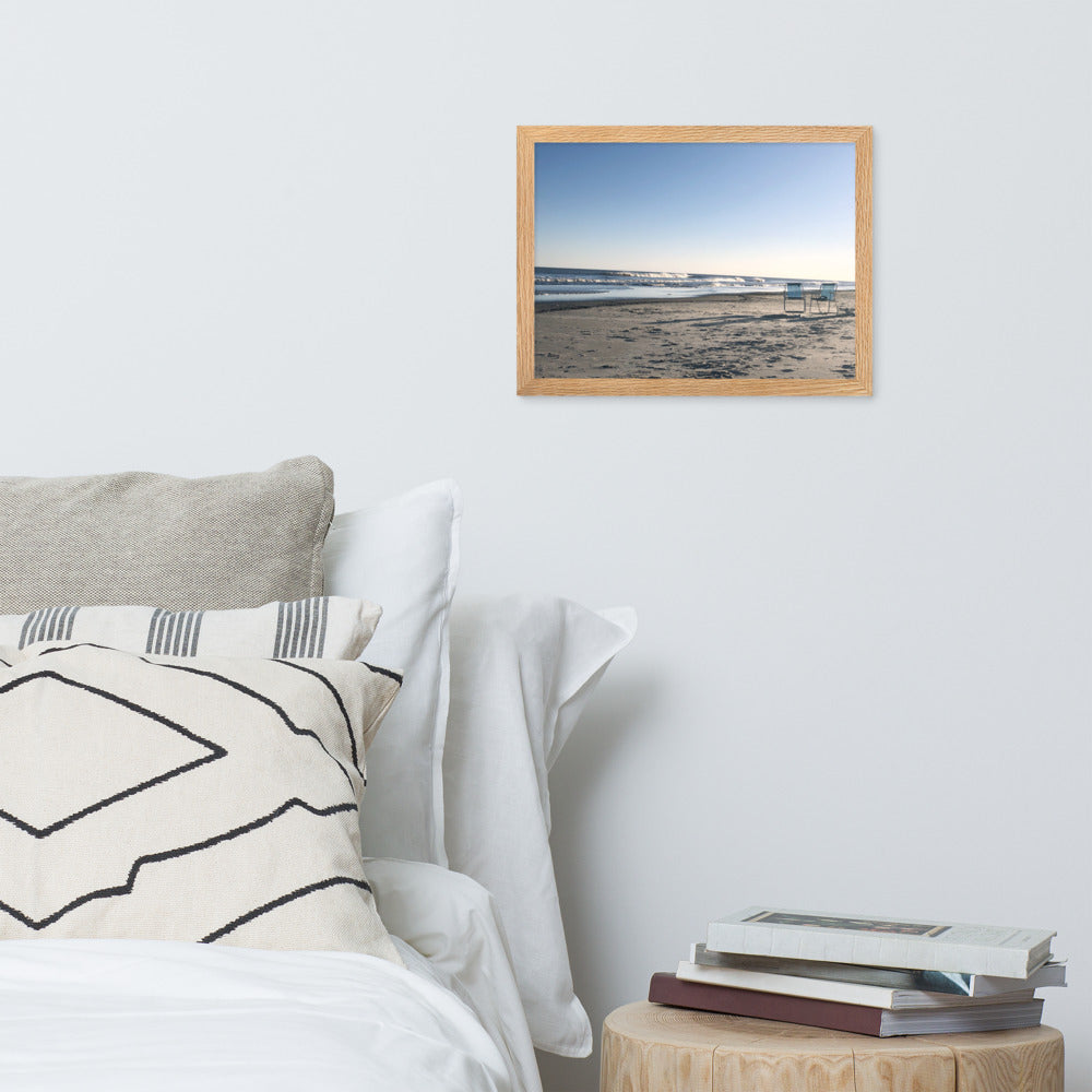 Relaxed at the Beach - Framed Print