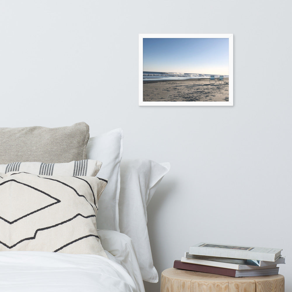 Relaxed at the Beach - Framed Print