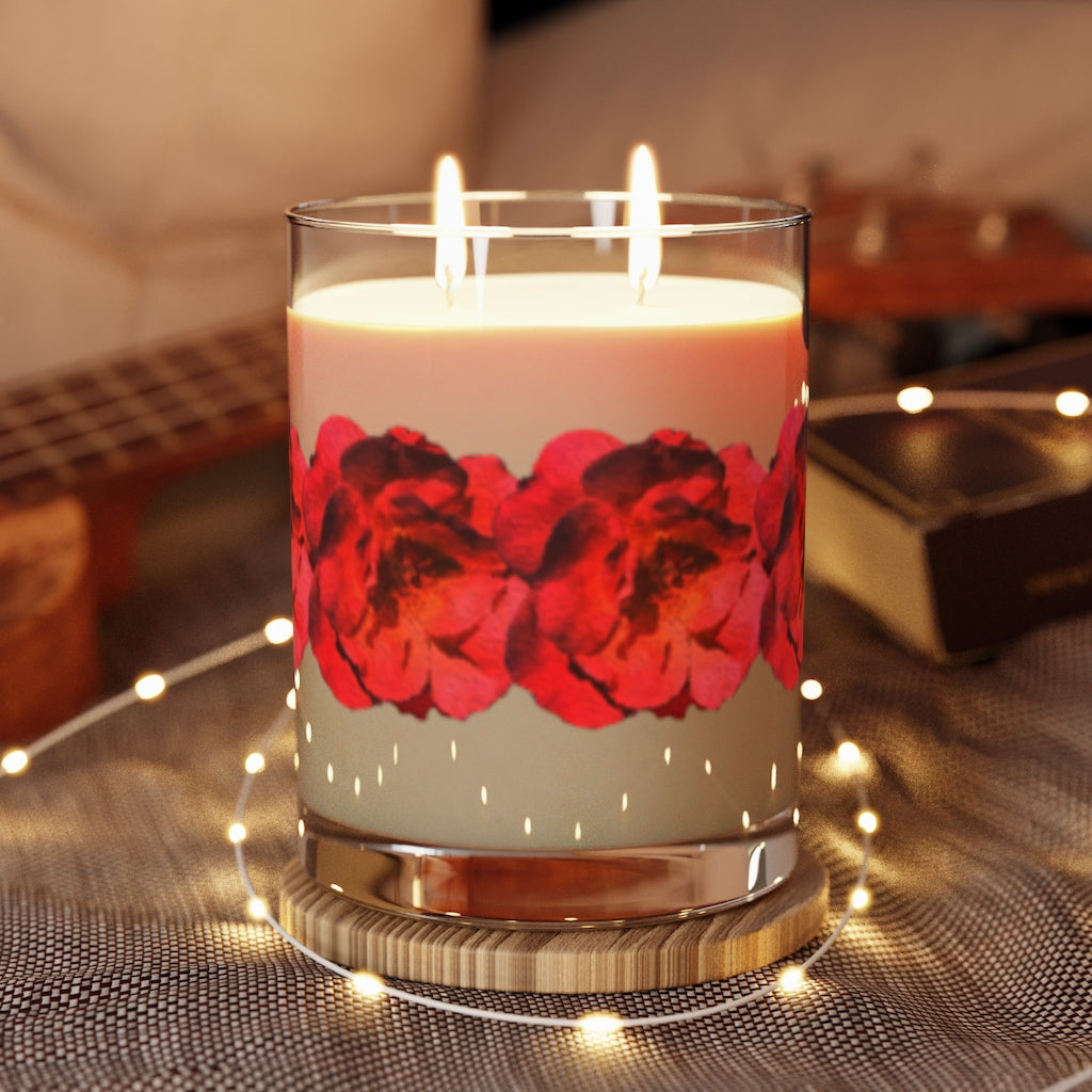 Copy of Red Roses bands Aromatherapy  Candle, 11oz