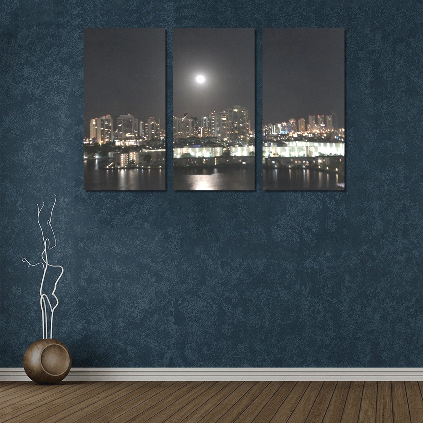 Miami Night Sky - Wall Art